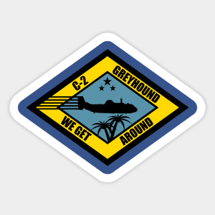 C-2 Greyhound COD Sticker